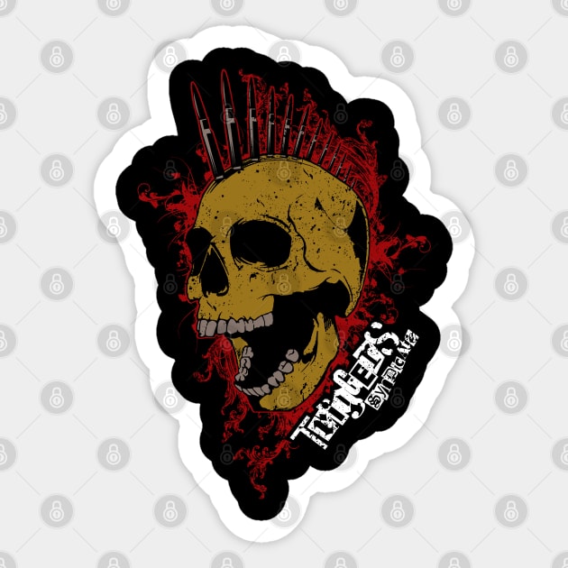 Triggers Punkrock Syndicate Sticker by Triggers Syndicate